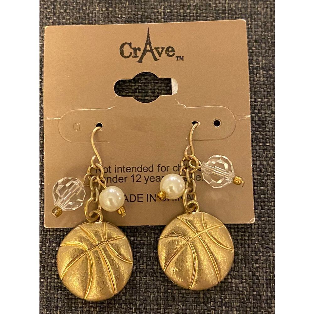 Basketball Earrings